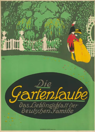 Die Gartenlaube das Lieblingsblatt der deutschen Familie by Поль Шойрих, 1909 — digital art print download