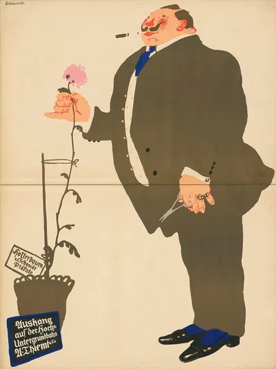 Hollerbaum und Schmidt Plakate. Aushang by Поль Шойрих, 1911 — digital art print download