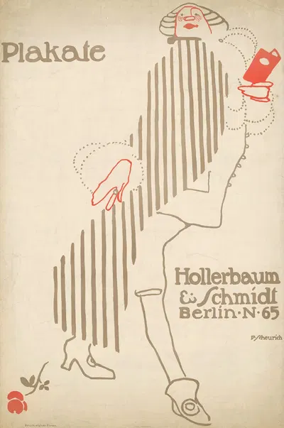 Plakate Hollerbaum & Schmidt Berlin by Поль Шойрих, 1908 — digital art print download