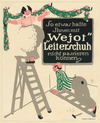 'Wejot' Leiterschuh by Поль Шойрих, 1910 — digital art print download