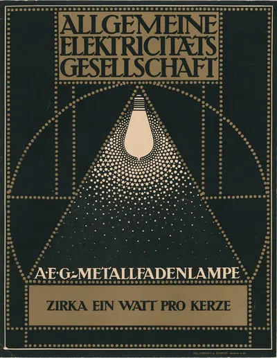 Allgemeine Elektricitäts-Gesellschaft AEG by Петер Бехренс, 1907 — digital art print download