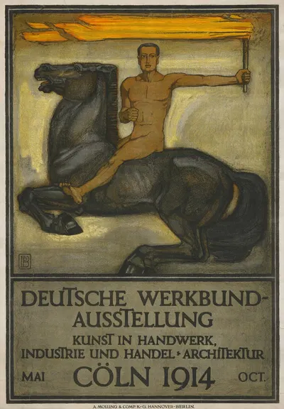 Deutsche Werkbund-Ausstellung Cöln 1914 by Петер Бехренс, 1914 — digital art print download