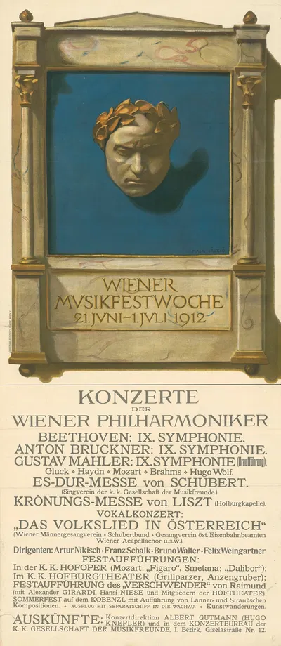 Wiener Musikfestwoche 1912 by Philip Alexius de László, 1912 — digital art print download