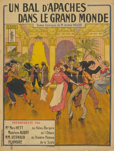 Un bal d’apaches dans le grand monde by Publicité Wall, 1912 — digital art print download