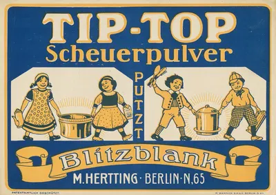 TIP-TOP Scheuerpulver putzt Blitzblank by R. Barnick GmbH — digital art print download