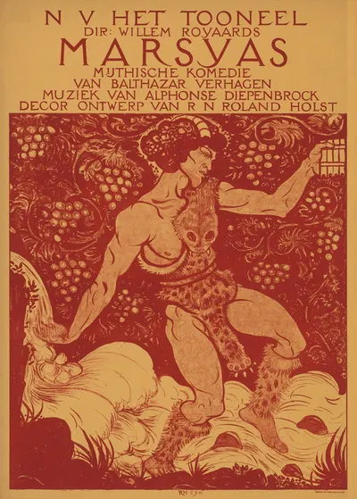 Marsyas. Mijthische Komedie by Ричард Николаус Роланд Хольст, 1910 — digital art print download
