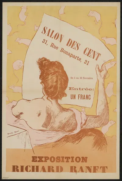 Salon des Cent. Exposition Richard Ranft by Ричард Ранфт, 1894 — digital art print download