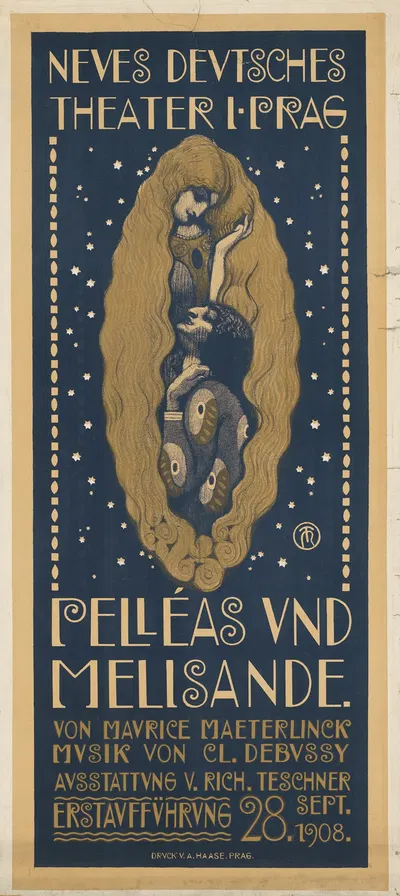 Aufführung des Stückes Pelleas und Melisande by Рихард Тешнер, 1908 — digital art print download