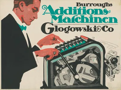 Burroughs Additionsmaschinen Glogowski & Co. by Ротофот — digital art print download