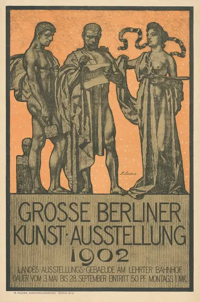Grosse Berliner Kunstausstellung 1902 by Себастьян Люций, 1902 — digital art print download