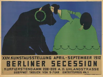 XXIV. Kunstausstellung der Berliner Secession by Thomas Theodor Heine, 1912 — digital art print download