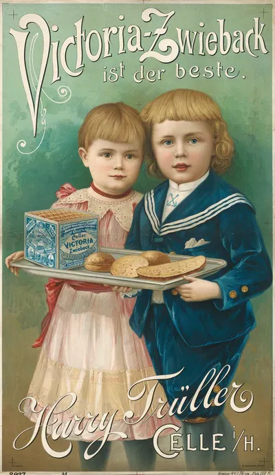 Victoria-Zwieback ist der beste Harry Trüller by W. Hagelberg AG, 1900 — digital art print download