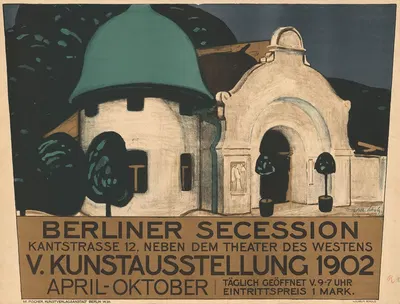 Berliner Secession V. Ausstellung 1902 by Вильгельм Шульц, 1902 — digital art print download