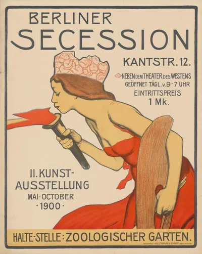 Berliner Secession. II. Kunstausstellung Mai – Oktober 1900 by Вильгельм Шульц, 1900 — digital art print download