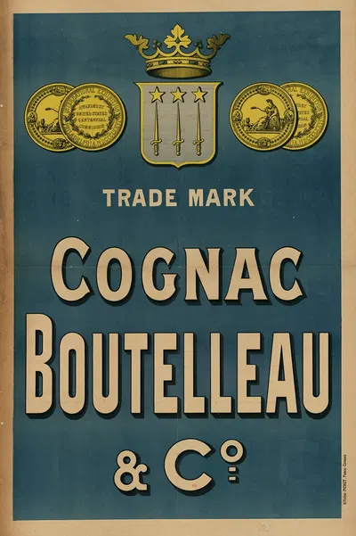 Trade mark – Cognac Boutelleau & C° by Affiches Pichot, 1899 — digital art print download