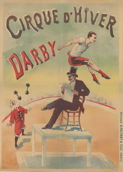 Cirque d'Hiver. Darby by Affiches V. Palyart & Fils, 1890 — digital art print download