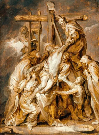 The Deposition by Abraham van Diepenbeeck — digital art print download