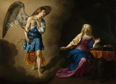 The Annunciation to the Virgin by Адриан ван де Вельде, 1667 — digital art print download