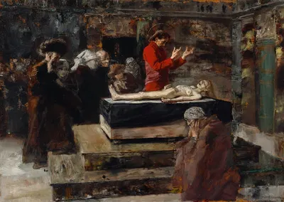 The Raising of Jairus's Little Daughter by Альберт фон Келлер — digital art print download