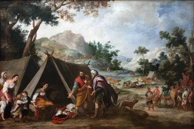 Laban Searching for his Stolen Household Gods by Bartolomé Estebán Murillo, 1665-1670 — digital art print download