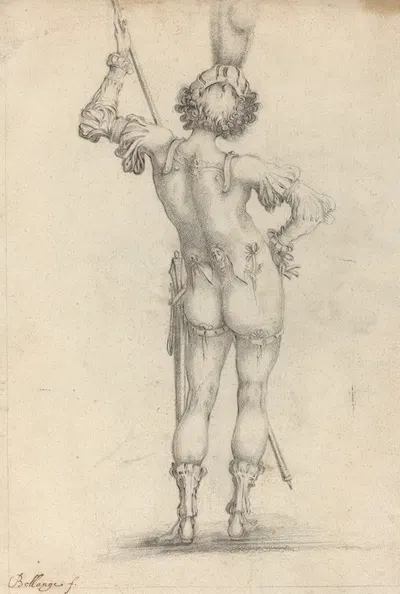 Standing Figure by After Jacques Bellange — digital art print download