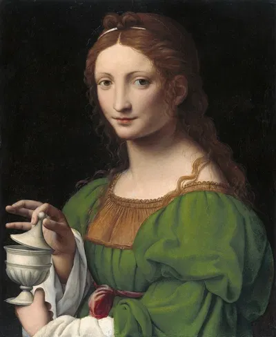 The Magdalen by Бернардино Луни, c. 1525 — digital art print download