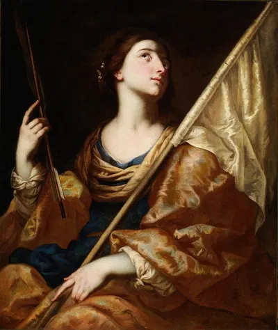 Saint Ursula by Bernardo Cavallino — digital art print download