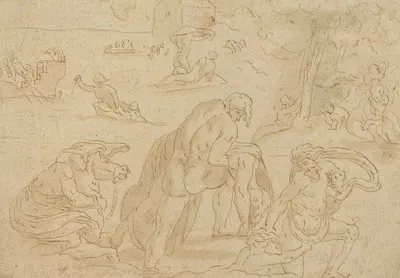 The Deluge, from the Loggia of the Vatican by After Raphael — digital art print download