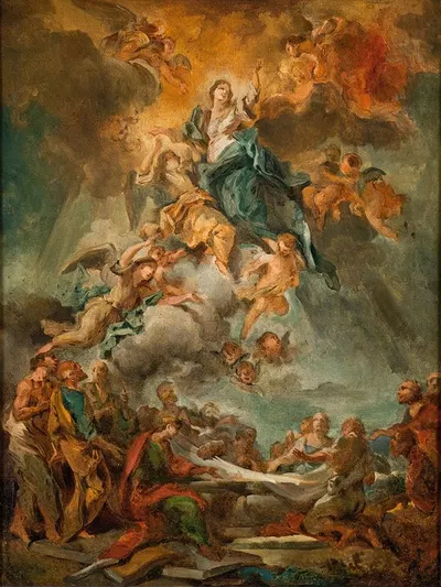 The Assumption of the Virgin by Карло Карлоне — digital art print download