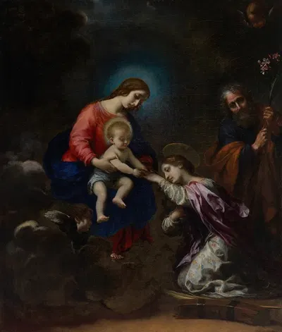The Mystic Marriage of Saint Catherine of Alexandria by Carlo Dolci — digital art print download