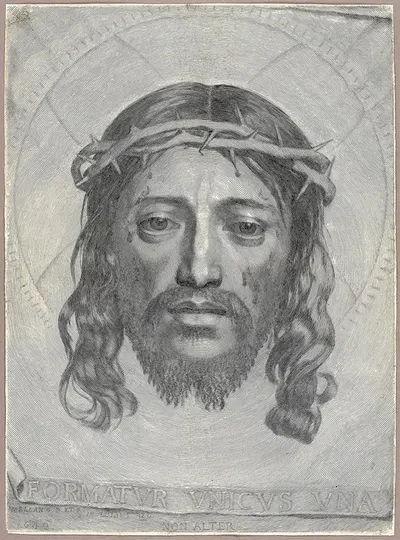 The Sudarium of Saint Veronica by Клод Меллан, 1649 — digital art print download