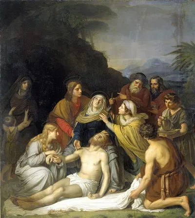 The Entombment by Cornelis Kruseman, 1830 — digital art print download