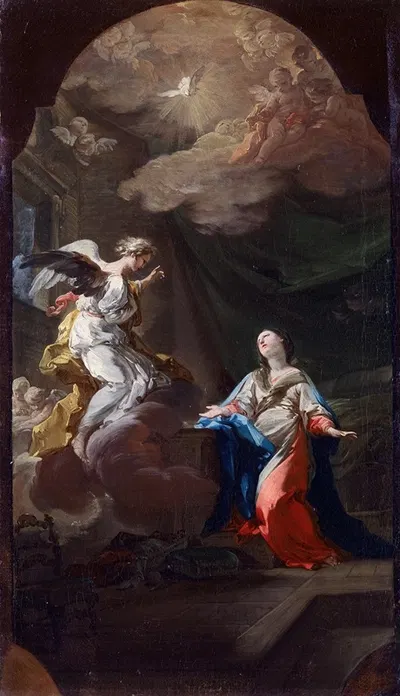 The Annunciation by Corrado Giaquinto — digital art print download