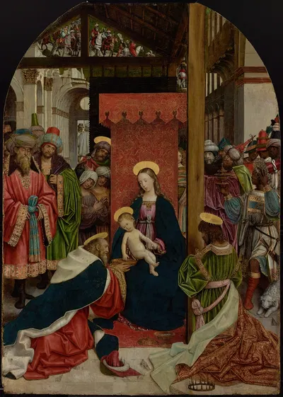 Adoration of the Magi by Defendente Ferrari — digital art print download