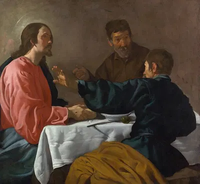 The Supper at Emmaus by Диего Веласкес — digital art print download