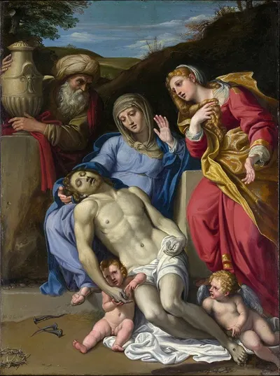 The Lamentation by Доменичино, 1603 — digital art print download