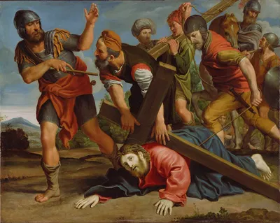 The Way to Calvary by Domenichino, 1610 — digital art print download