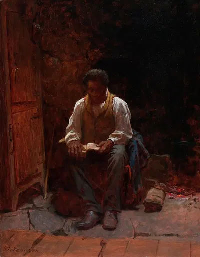 The Lord Is My Shepherd by Eastman Johnson, 1863 — digital art print download