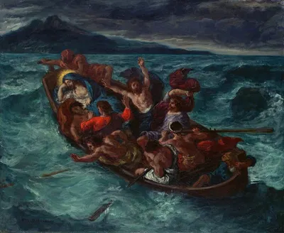 Christ Asleep during the Tempest by Эжен Делакруа — digital art print download