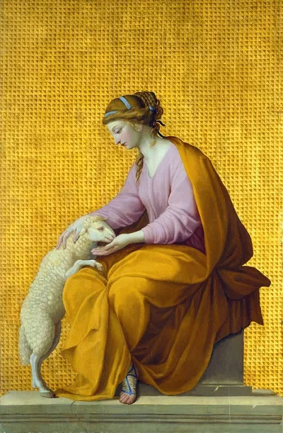 Meekness by Eustache Le Sueur, 1650 — digital art print download