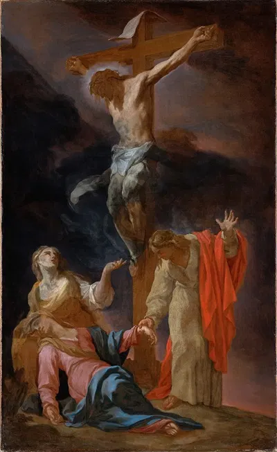 The Crucifixion by Francesco Trevisani — digital art print download