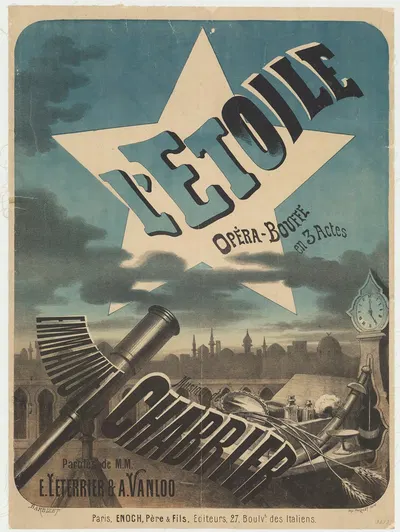 L'étoile by Antoine Barbizet, 1877 — digital art print download