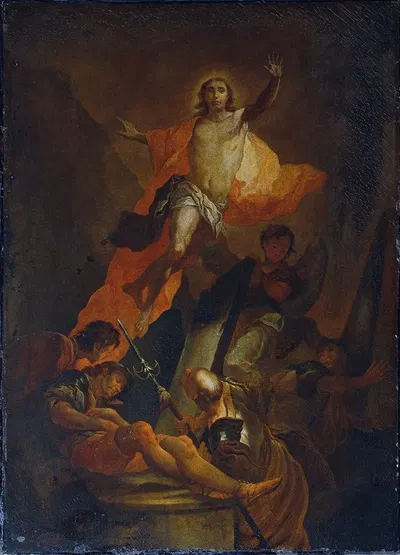 Resurrection of Christ by Franz Xaver Wagenschön — digital art print download
