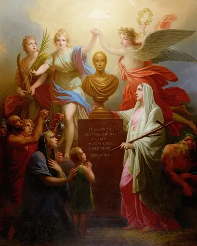 Allegory of the Blessings of Peace by Генрих Фридрих Фюгер, 1814 — digital art print download