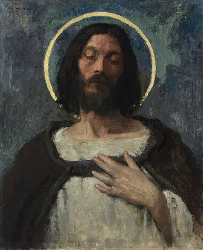 Christ by Гари Мелчерс, c. 1905 — digital art print download