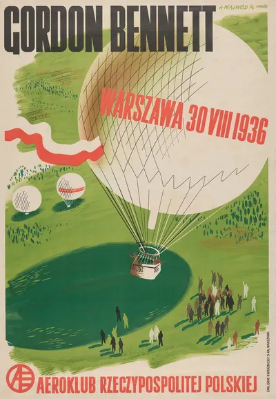 Gordon Bennett, Warszawa 30 VIII 1936 by Antoni Wajwód, 1936 — digital art print download
