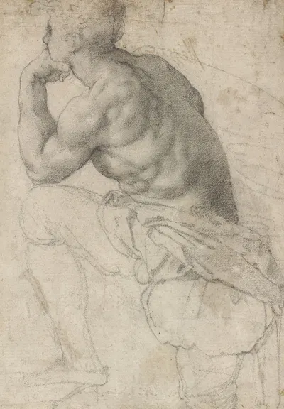 A Pearl Diver by Алессандро Аллори, c. 1570 — digital art print download