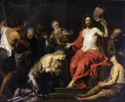 Christ and the Penitent Sinners by Gerard Seghers, 1610 - 1651 — digital art print download