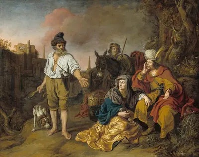 The Levite at Gibeah by Гербранд ван ден Эйкхаут — digital art print download