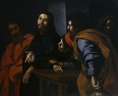 The Calling of Saint Matthew by Giovanni Battista Caracciolo — digital art print download